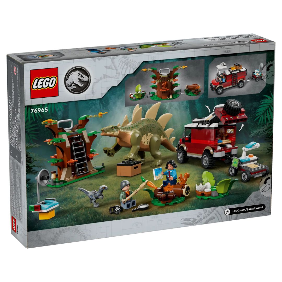 76965 LEGO Jurassic World - Missione dinosauro: scoperta dello stegosauro