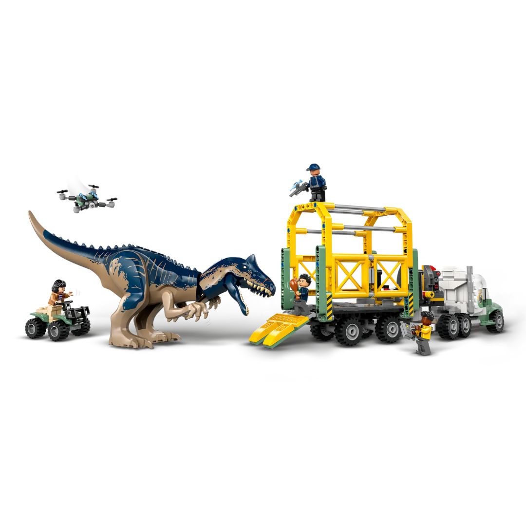 76966 LEGO Jurassic World - Camion di trasporto dell'allosauro