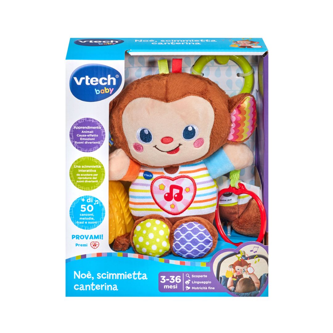 80-513407 VTech - Noè, scimmietta canterina - Sonaglino musicale