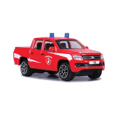 18-30414 Burago Street Fire - Volkswagen Amarok dei Vigili del Fuoco 1:43