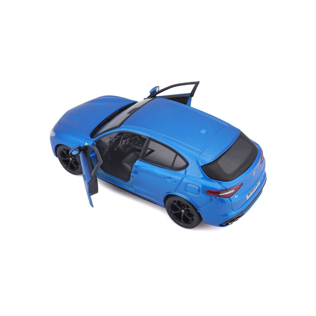 18-21086 Bburago - Alfa Romeo Stelvio, blu - (scala 1:24)