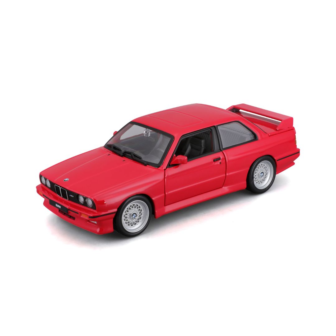 18-21100 Bburago - BMW M3 e30 (1988), rossa - Scala 1:24