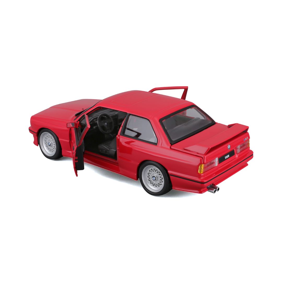 18-21100 Bburago - BMW M3 e30 (1988), rossa - Scala 1:24