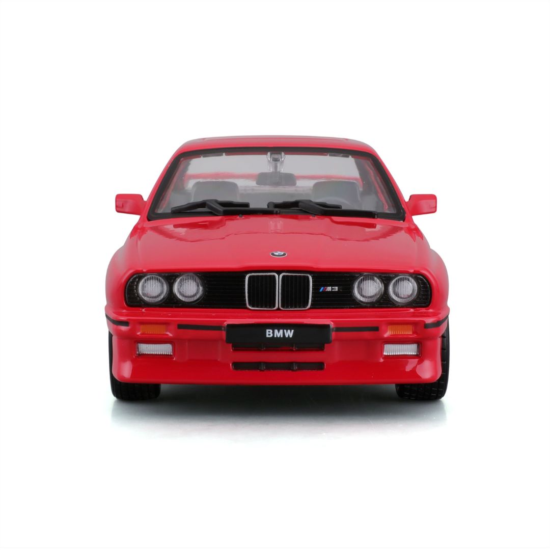 18-21100 Bburago - BMW M3 e30 (1988), rossa - Scala 1:24