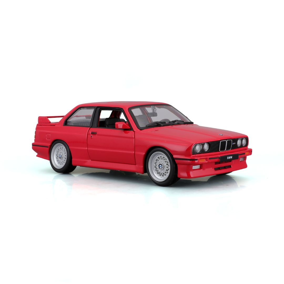 18-21100 Bburago - BMW M3 e30 (1988), rossa - Scala 1:24