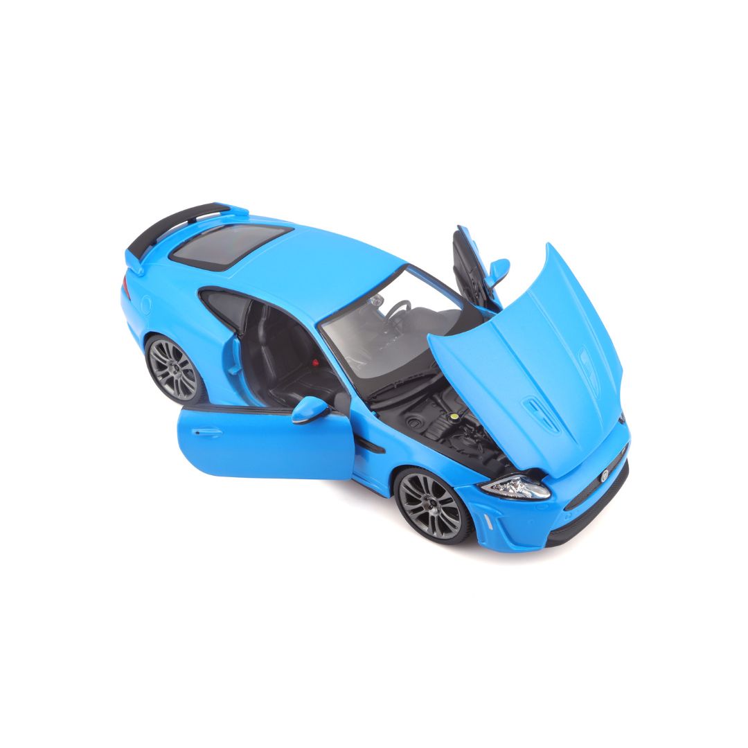 18-21063 Bburago - Jaguar XKR-S, blu - Scala 1:24