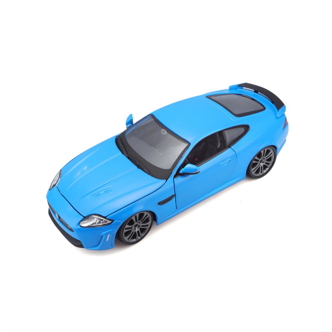 18-21063 Bburago - Jaguar XKR-S, blu - Scala 1:24