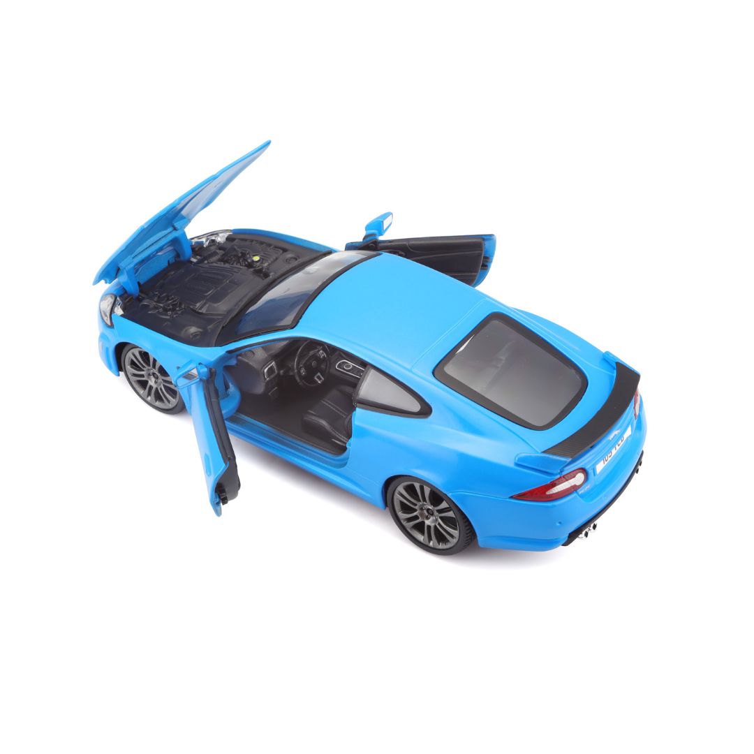 18-21063 Bburago - Jaguar XKR-S, blu - Scala 1:24