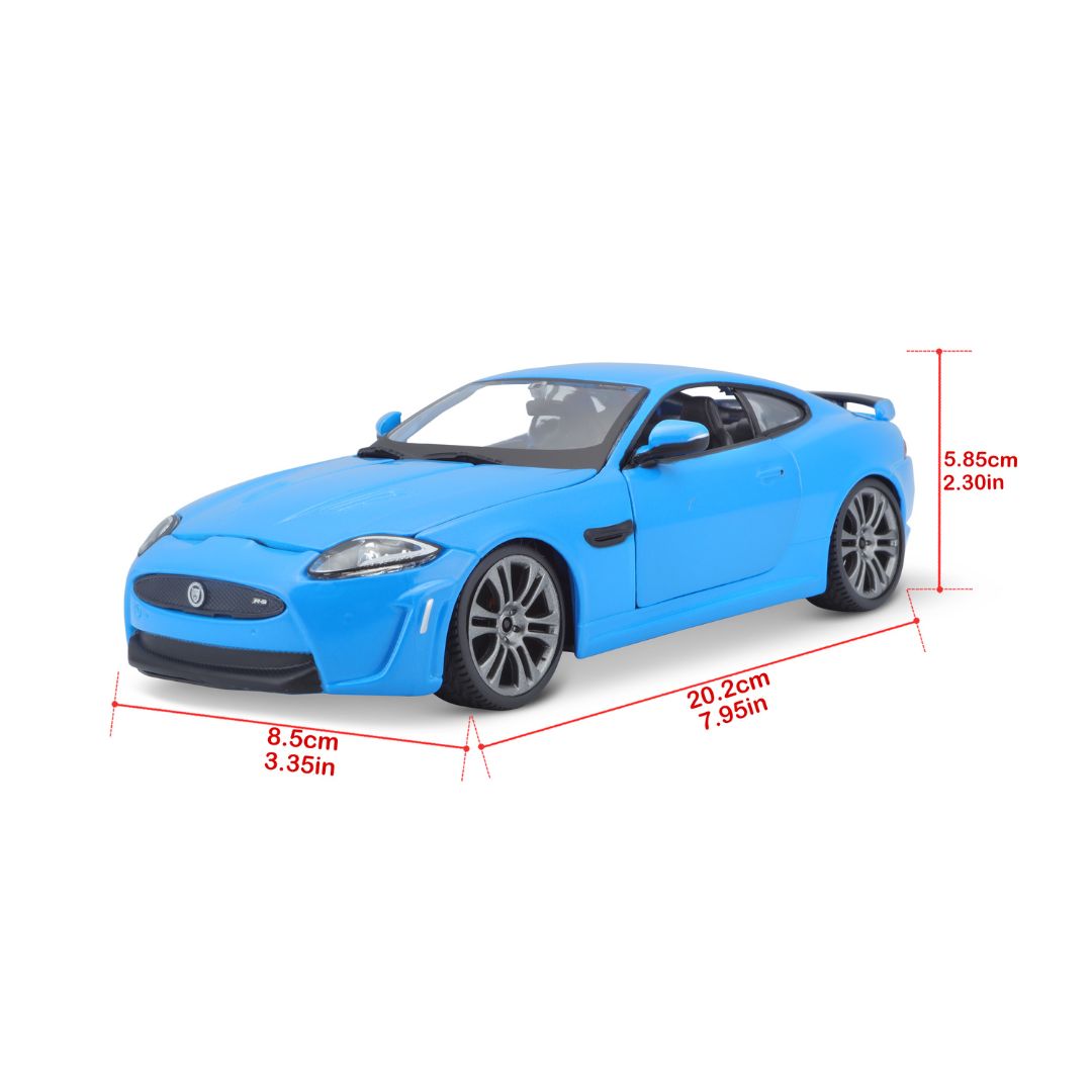 18-21063 Bburago - Jaguar XKR-S, blu - Scala 1:24