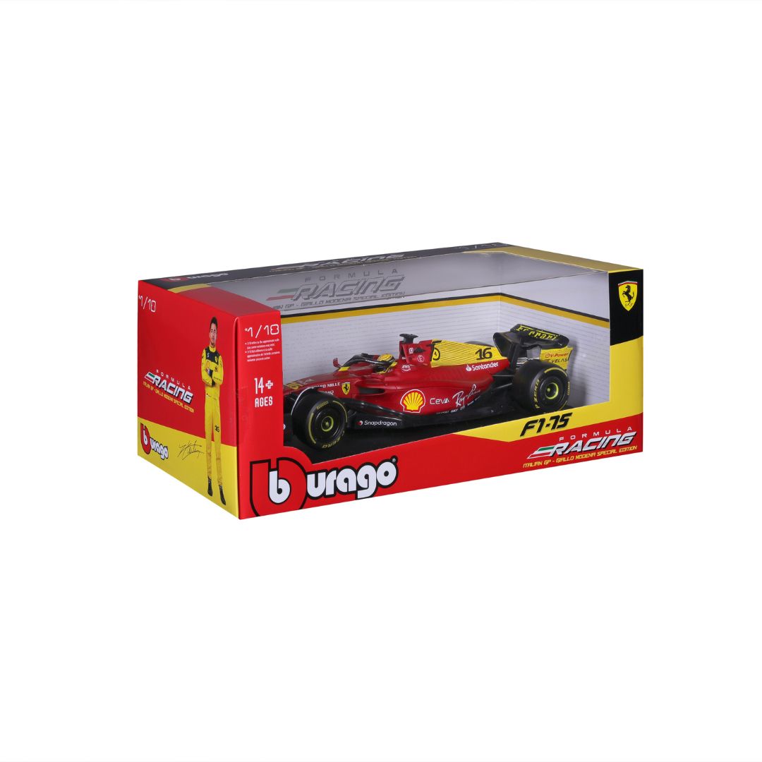 18-16811 Bburago - Ferrari F1- 75 (2022) #16 Leclerc - Scala 1:18