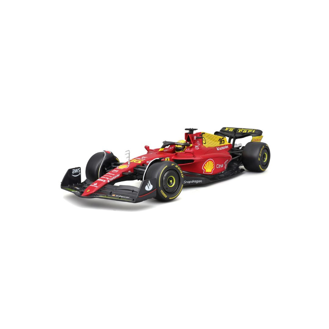 18-16811 Bburago - Ferrari F1- 75 (2022) #16 Leclerc - Scala 1:18