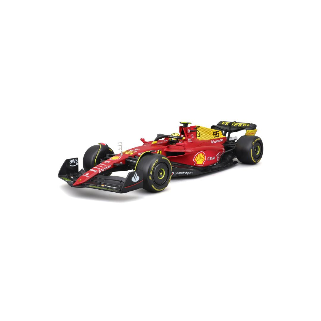 18-16811 Bburago - Ferrari F1- 75 (2022) #55 Sainz - Scala 1:18