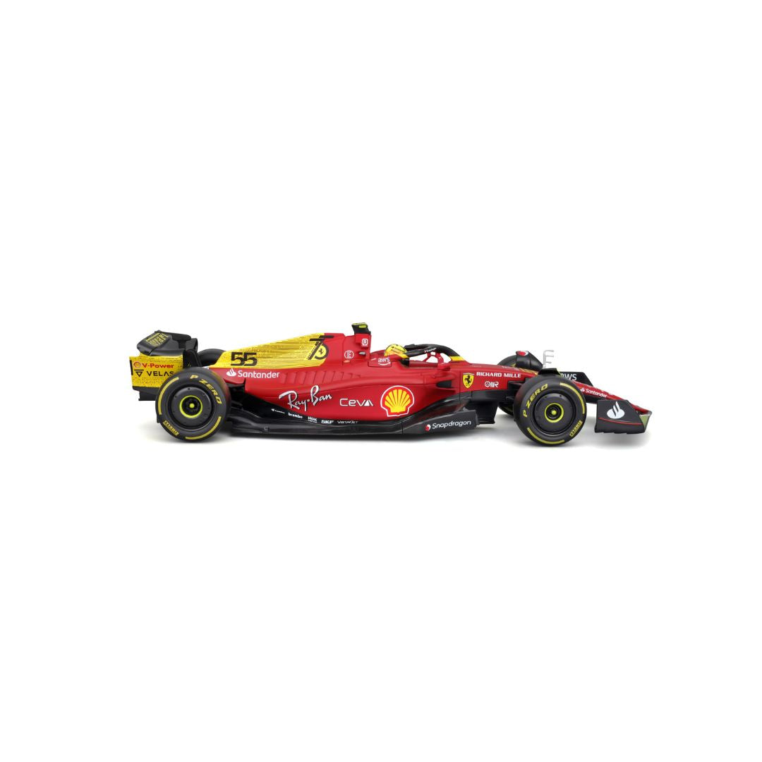 18-16811 Bburago - Ferrari F1- 75 (2022) #55 Sainz - Scala 1:18