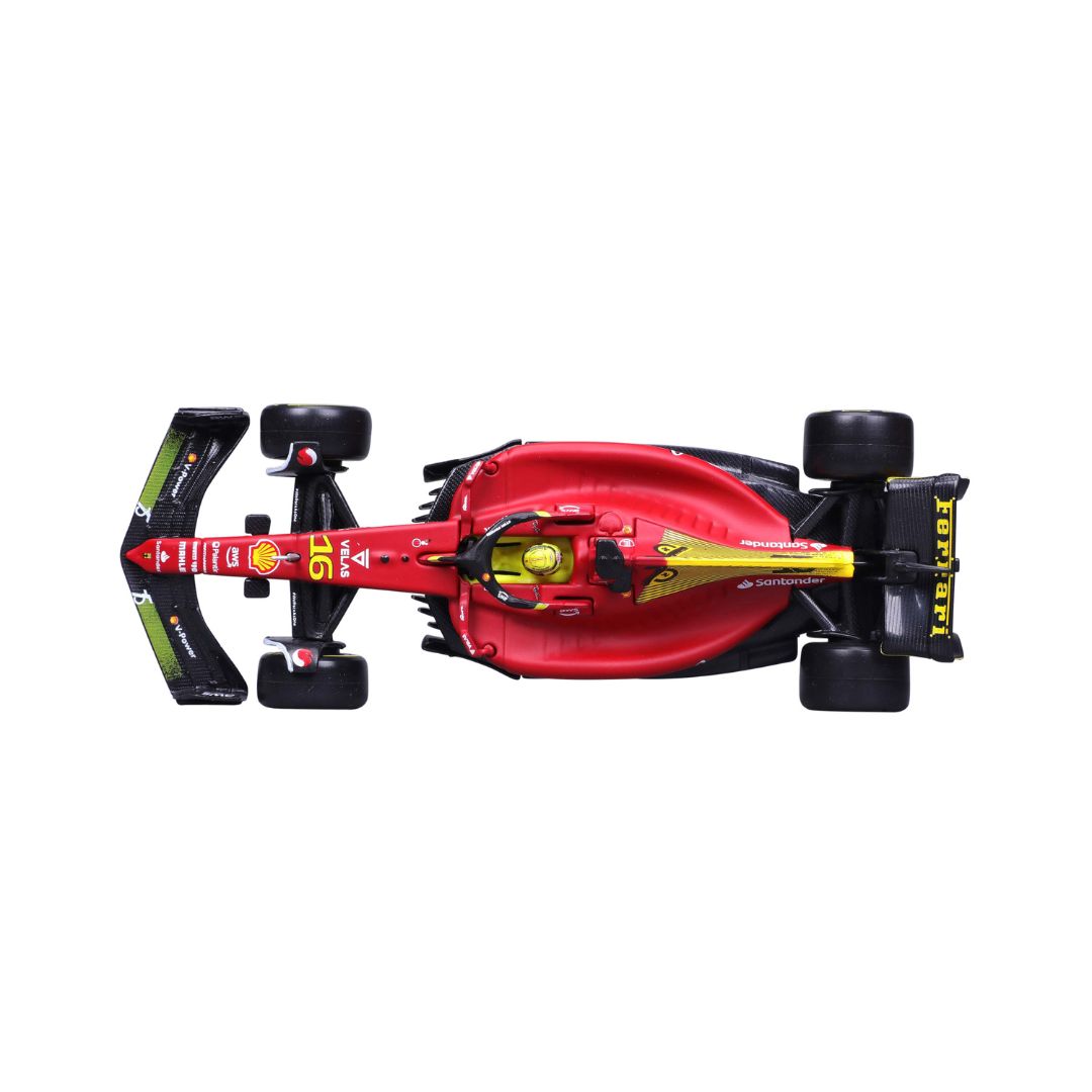 18-36831 Bburago - Ferrari F1- 75 (2022) #16 Leclerc, con casco 1:43