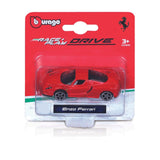 18-56000 Bburago - Ferrari Race+Play - retrocarica Modello casuale - Scala 1:64