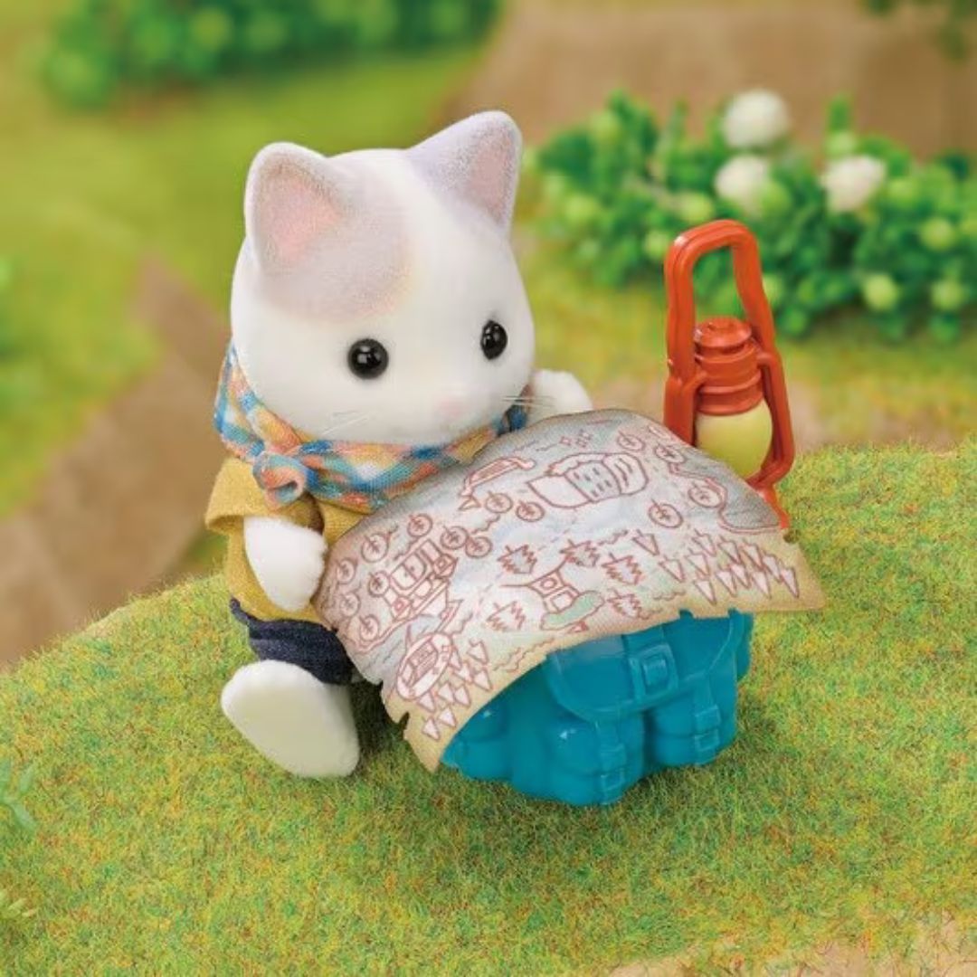 5763 Sylvanian Familes - Set da esplorazione: Fratello e Bebè Gatto Latte