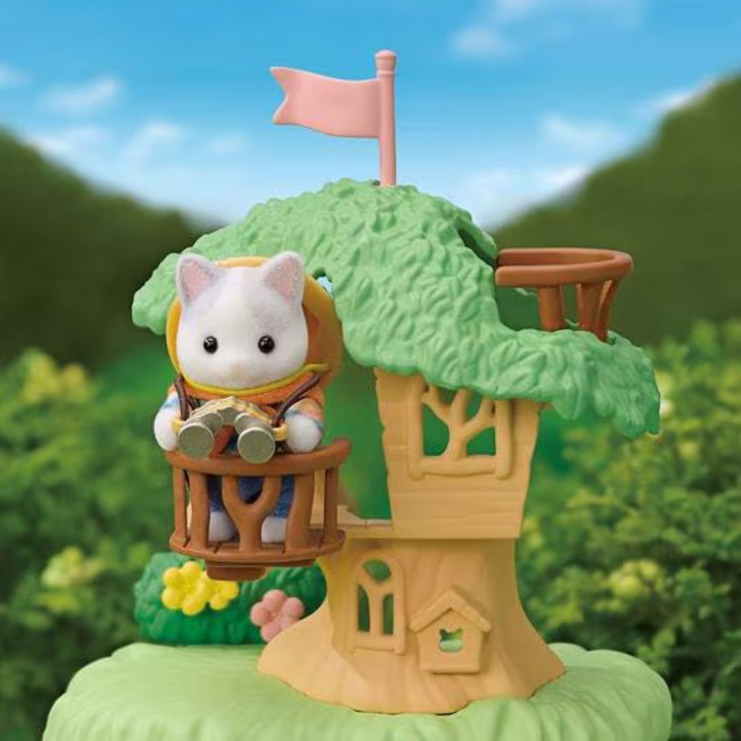 5763 Sylvanian Familes - Set da esplorazione: Fratello e Bebè Gatto Latte