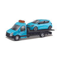 18-31401 Bburago Street Fire - Carro attrezzi + Renault Clio