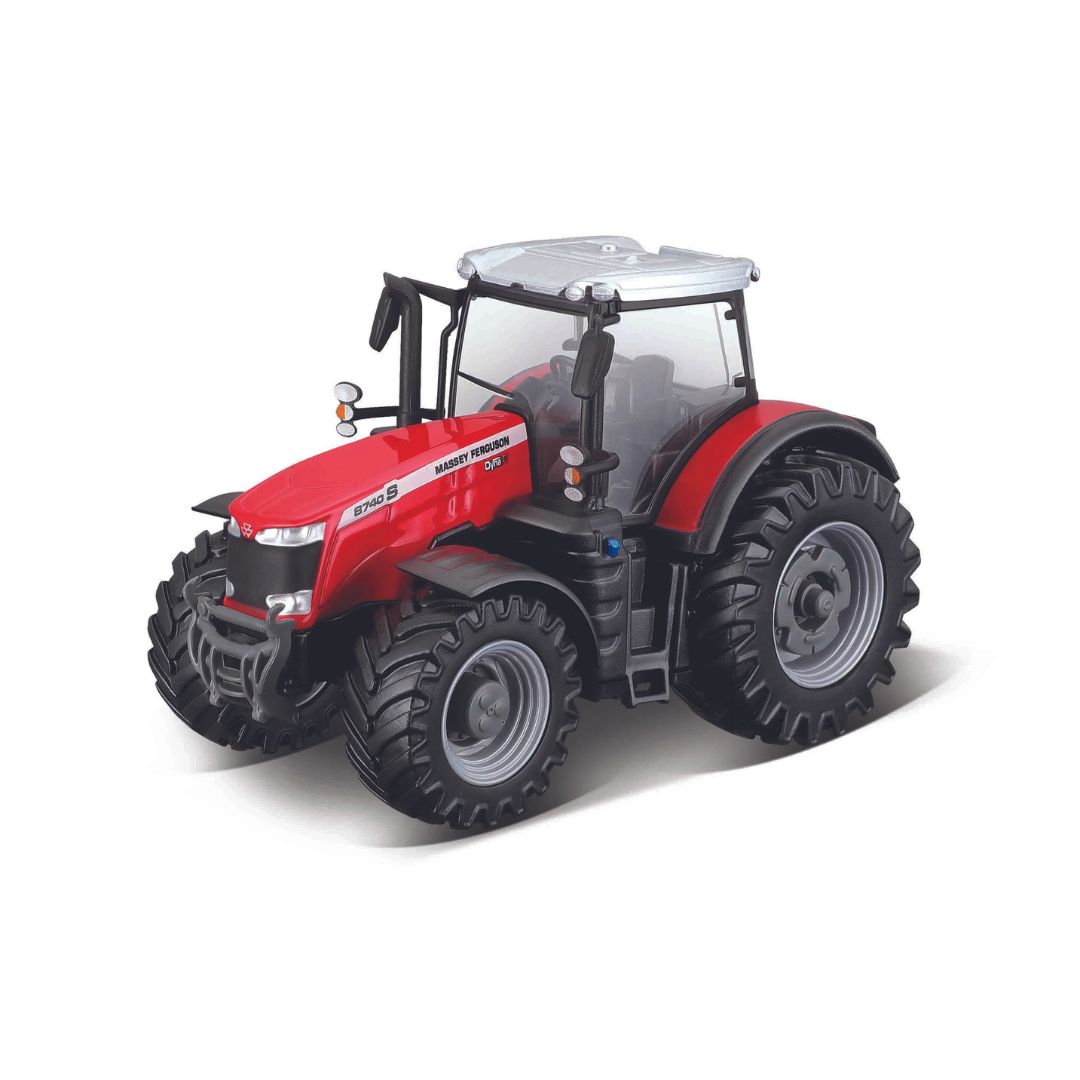 18-31613 Bburago Farmland - Trattore Massey Ferguson 8740S