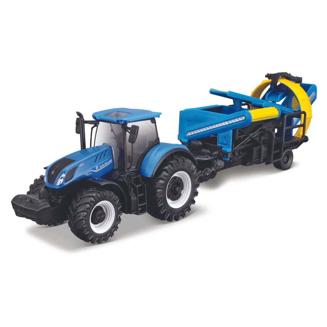 18-31678 Bburago - Trattore New Holland T7.315 HD con coltivatore