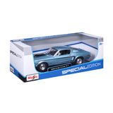 10-31167 Bburago Maisto  1:18 - Ford Mustang GT Cobra Jet FB 1968 Blu Met.