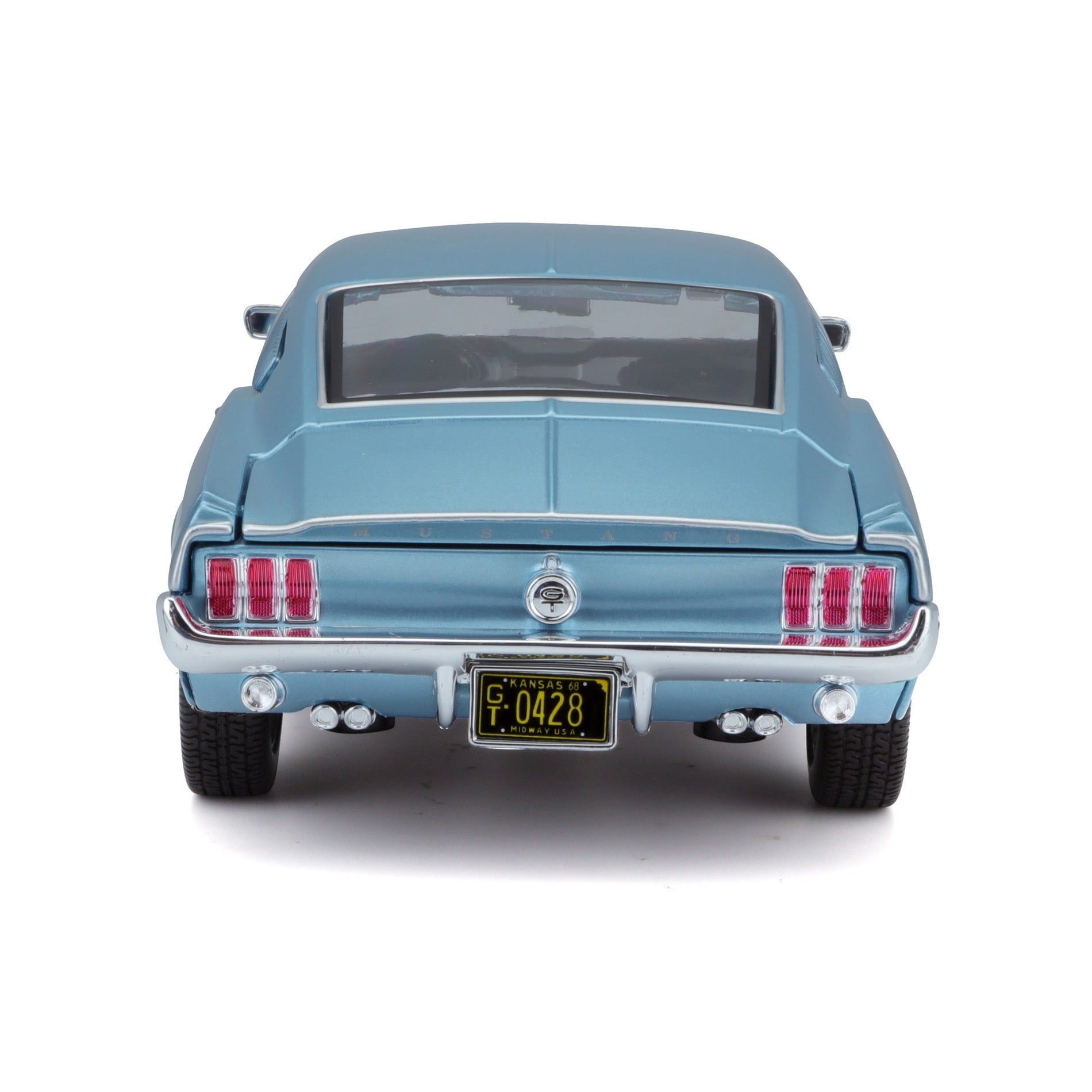 10-31167 Bburago Maisto  1:18 - Ford Mustang GT Cobra Jet FB 1968 Blu Met.