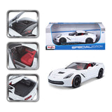 31677 Bburago Maisto - Corvette Stingray Z51, bianca - Scala 1:18