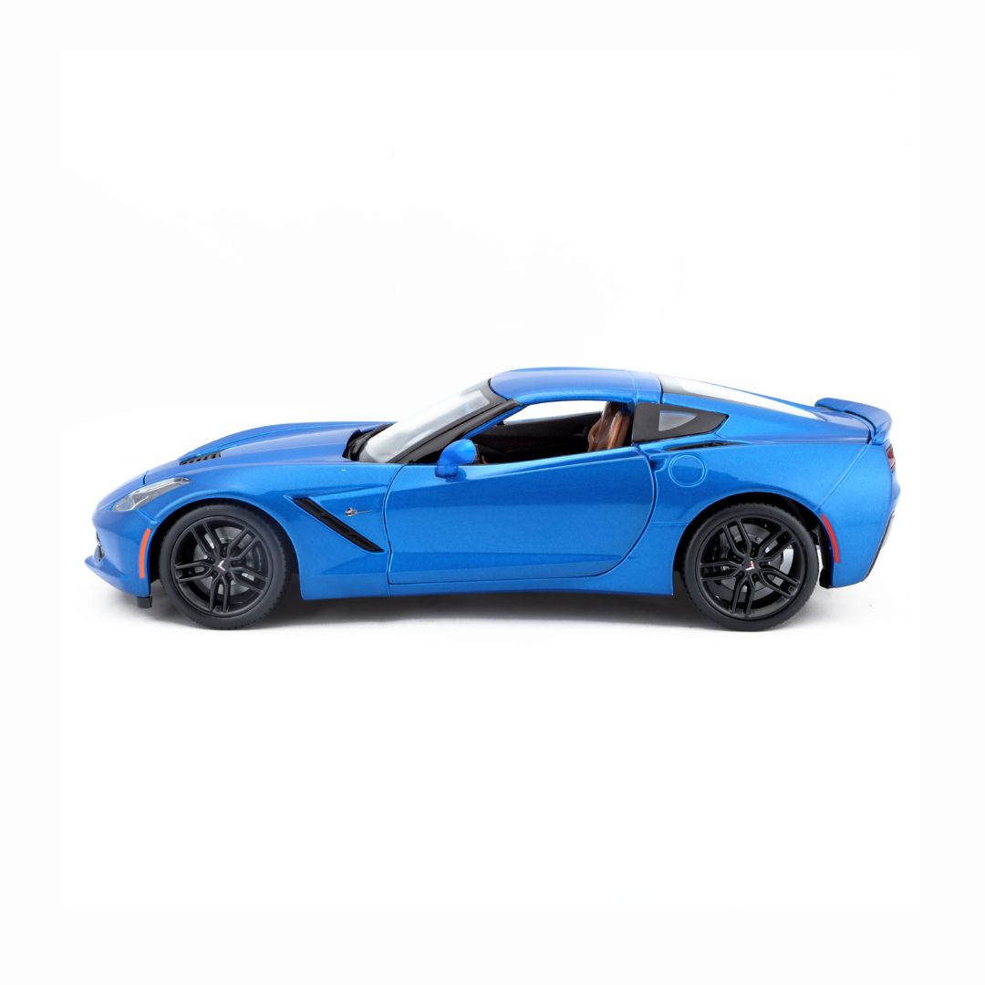 31677 Bburago Maisto - Corvette Stingray Z51, blu - Scala 1:18