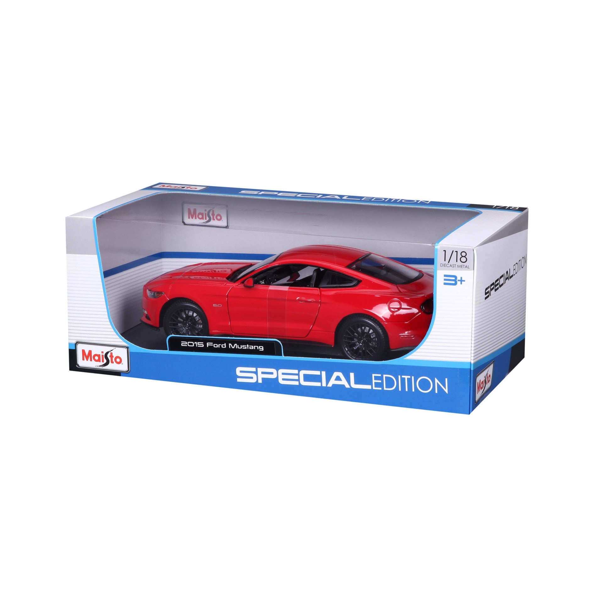 10-31197 RD Bburago Maisto 1:18 - 2015 Ford Mustang GT Rossa