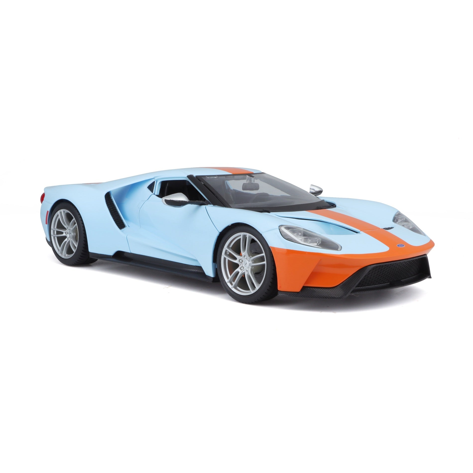 10-31384 BU+OG Bburago Maisto 1:18 - 2017 Ford GT Arancione/Blu