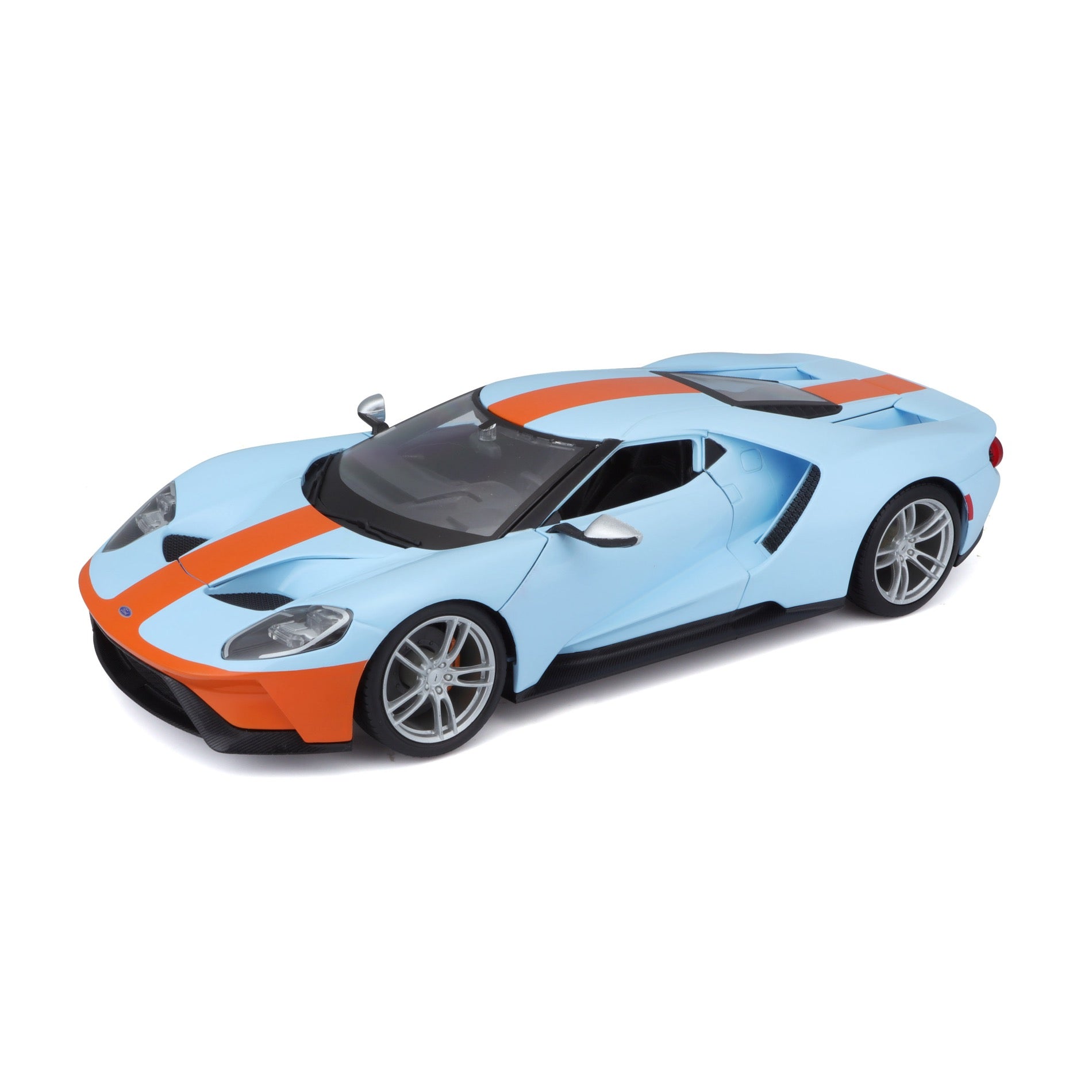 10-31384 BU+OG Bburago Maisto 1:18 - 2017 Ford GT Arancione/Blu