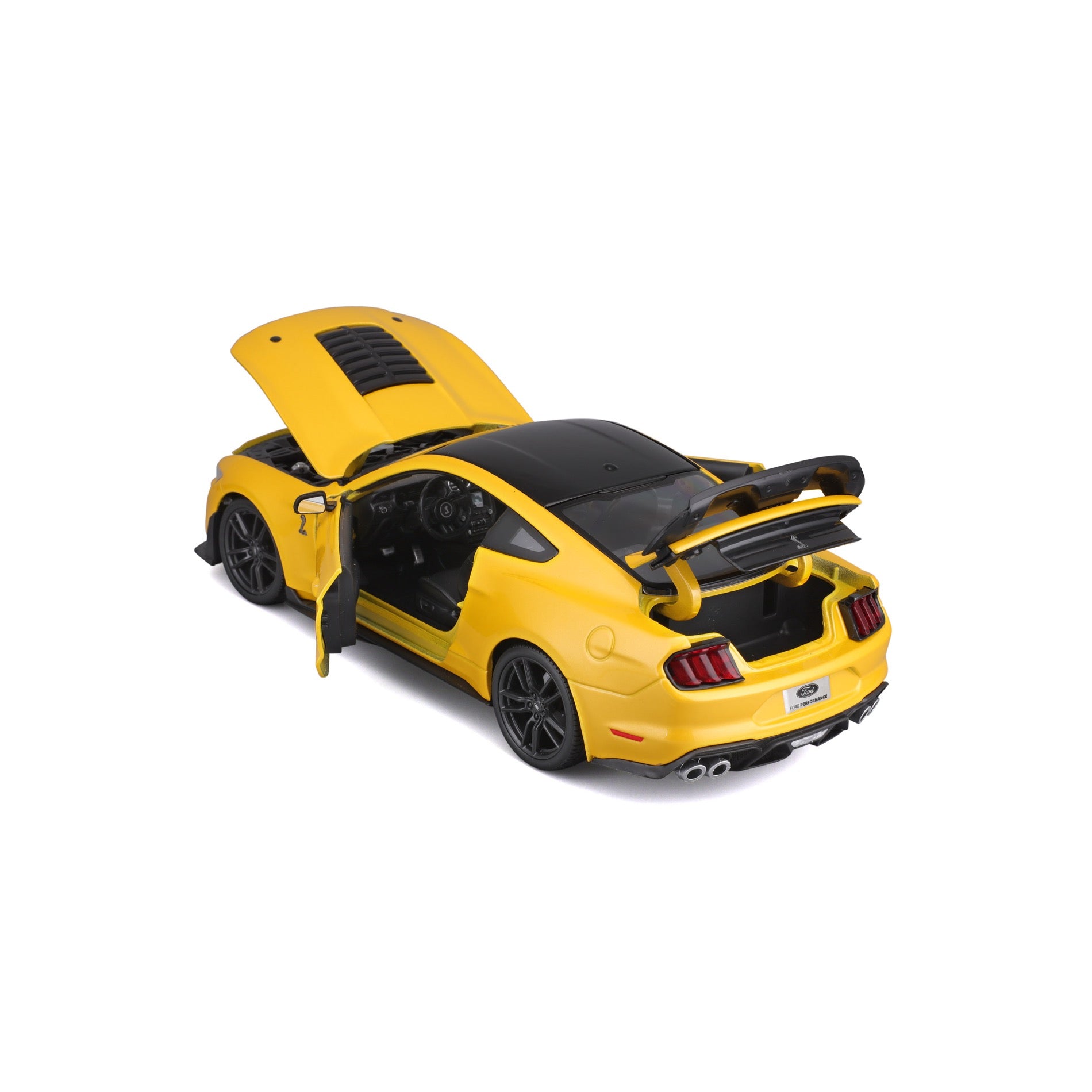 10- 31452 YL Bburago Maisto  1:18 - 2020 Mustang Shelby GT500 Giallo Met.