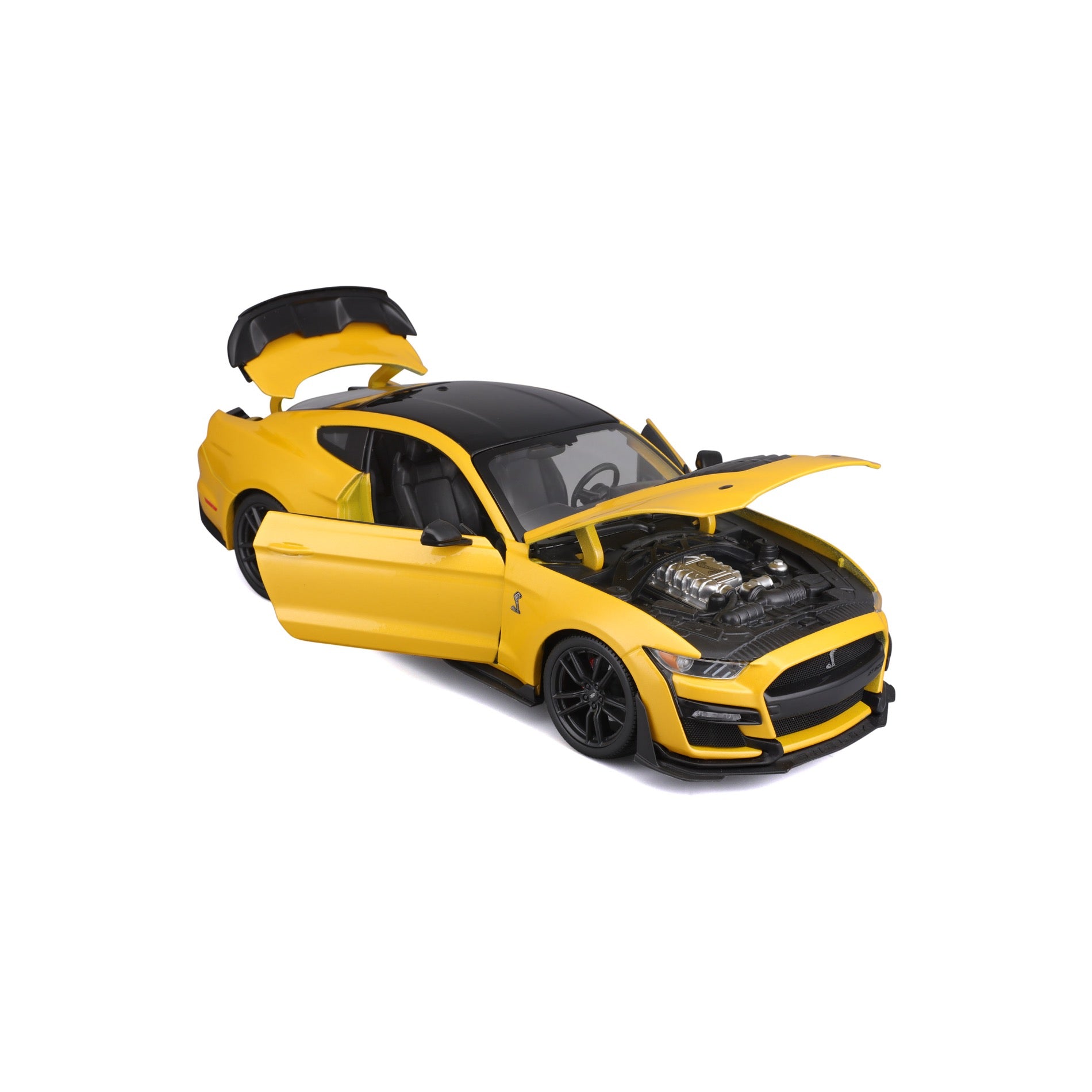 10- 31452 YL Bburago Maisto  1:18 - 2020 Mustang Shelby GT500 Giallo Met.