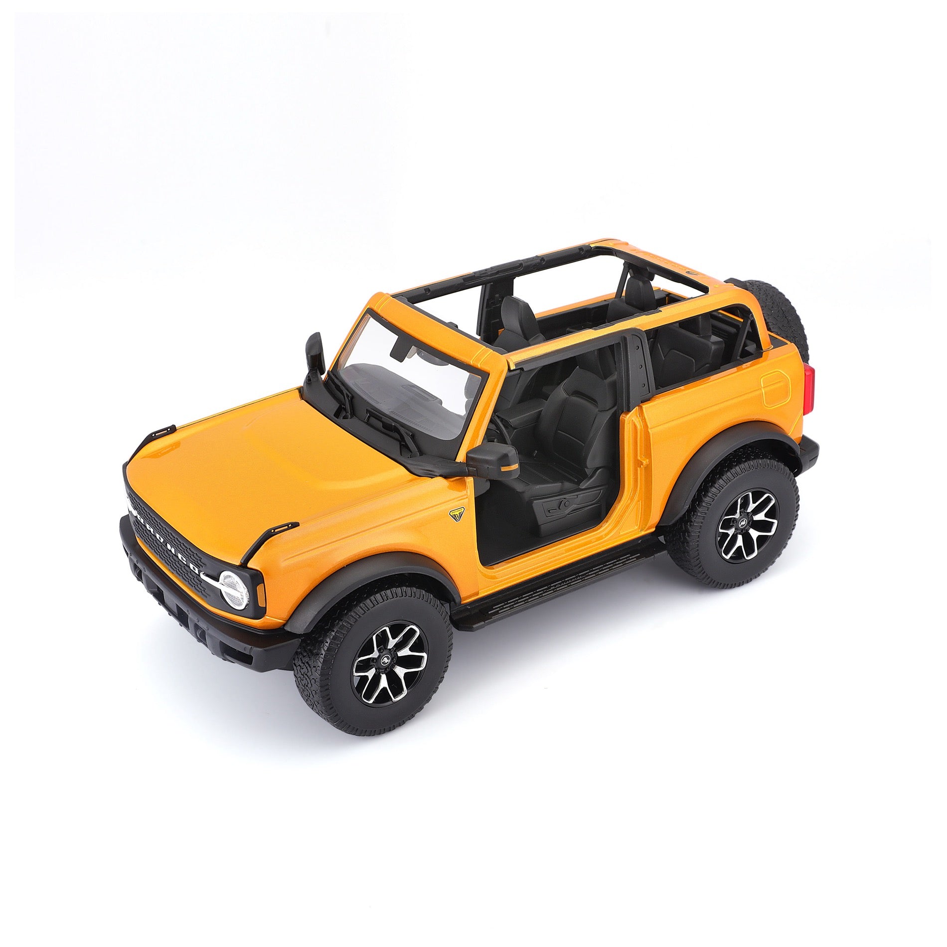 31457 1:18 BburagoMaisto 2021 Ford Bronco Badlands (No Door) Arancione