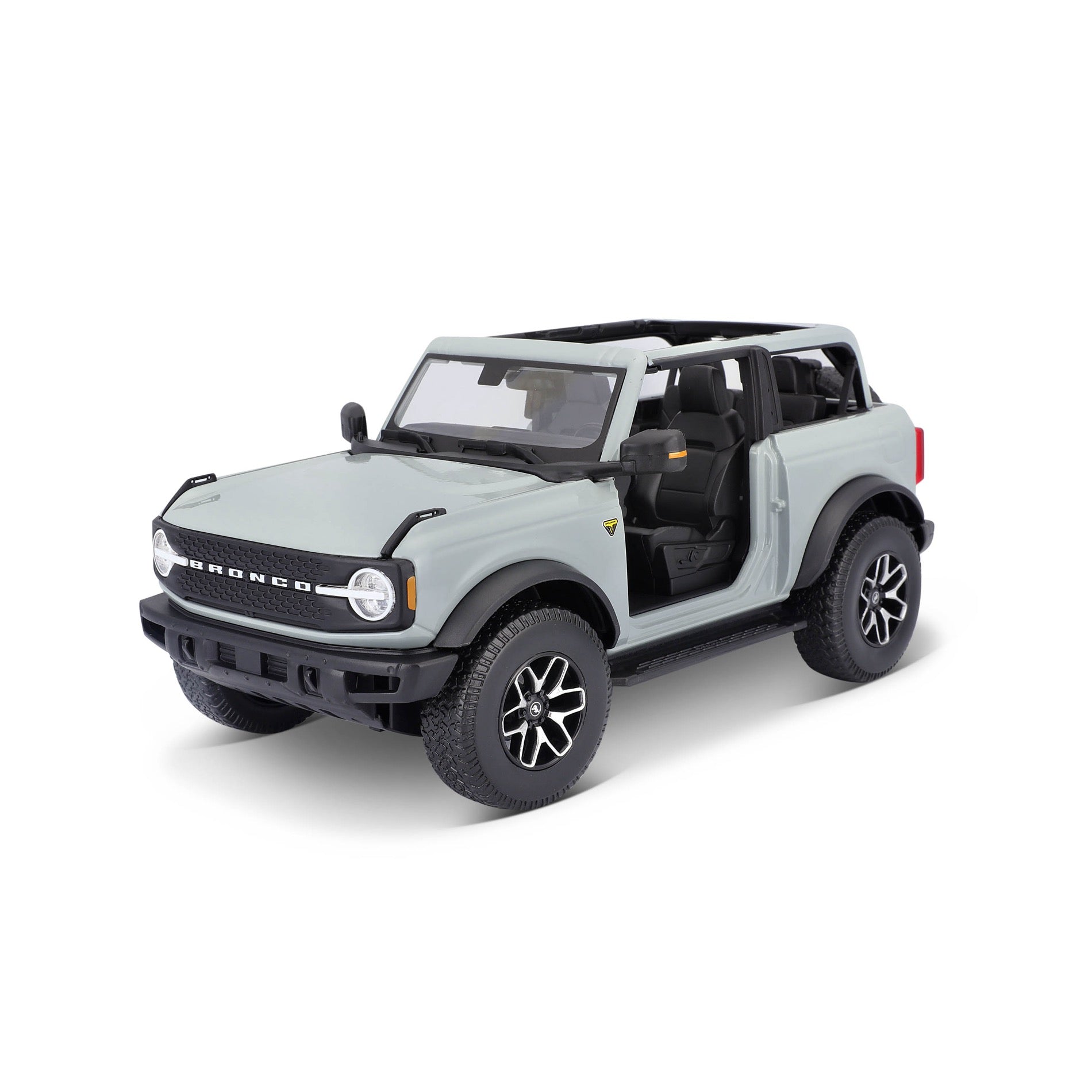 10-31457 Bburago Maisto 1:18 2021 Ford Bronco Badlands (No Door)Grigia