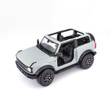 10-31457 Bburago Maisto 1:18 2021 Ford Bronco Badlands (No Door)Grigia