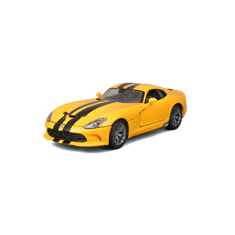 31128 Bburago Maisto - Dodge SRT Viper GTS (2013), jaune - Échelle 1:18