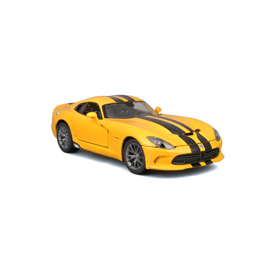 31128 Bburago Maisto - Dodge SRT Viper GTS (2013), gialla - Scala 1:18