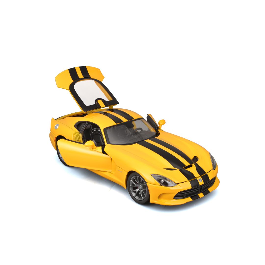 31128 Bburago Maisto - Dodge SRT Viper GTS (2013), gialla - Scala 1:18