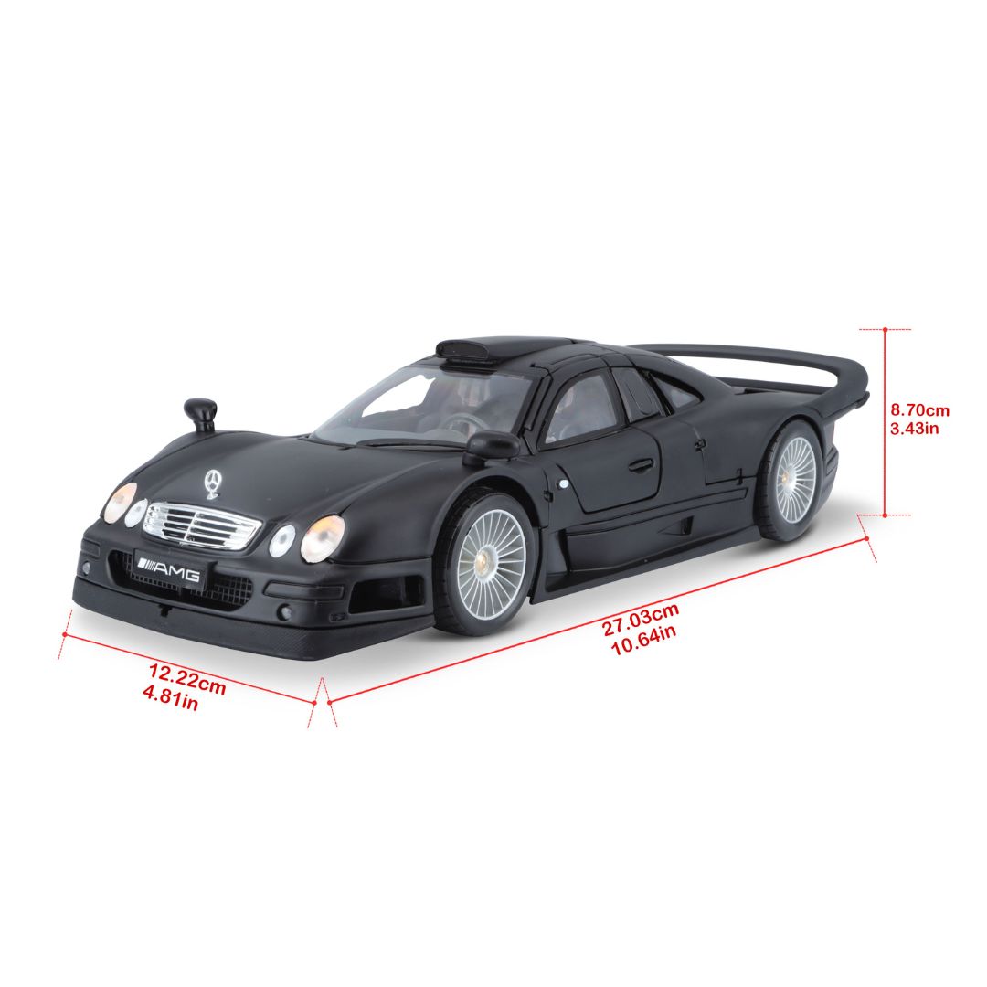 31849 Bburago Maisto Mercedes-Benz CLK-GTR (street version) nera 1:18