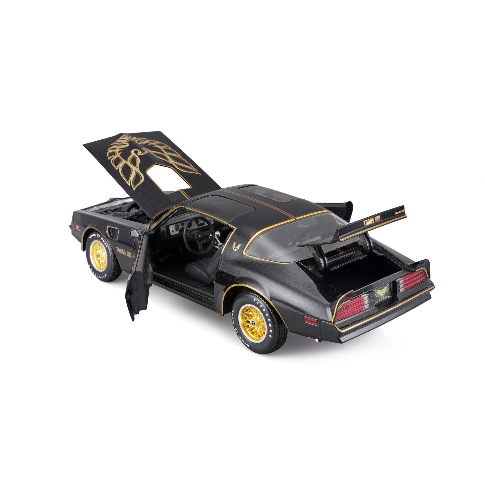 31464 Bburago Maisto  - 1978 Pontiac Firebird Trans Am Nera Mat. 1:18