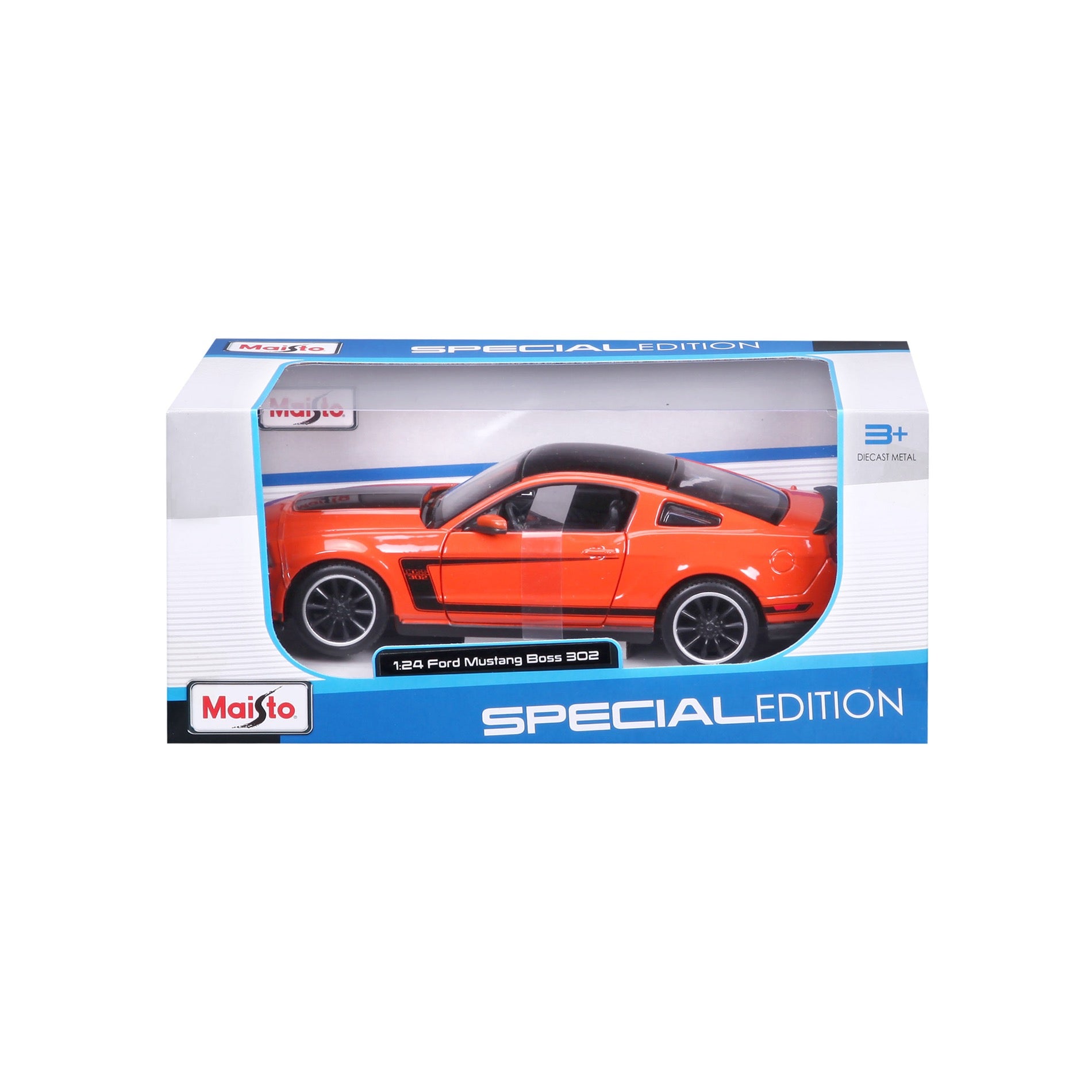 10-31269 OG -Bburago Maisto  1:24 - Ford Mustang Boss 302 Arancione