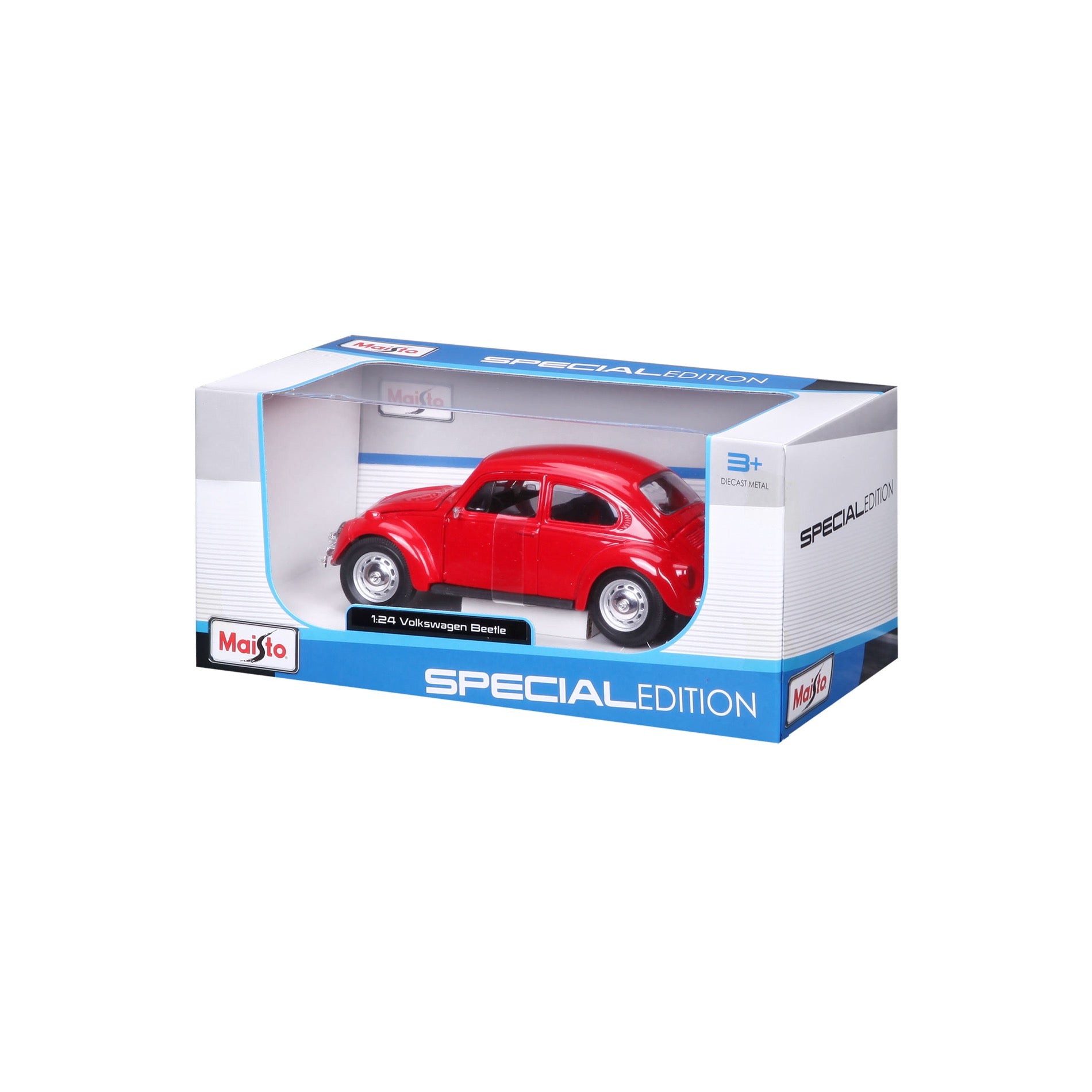 31926 RD - Bburago Maisto 1:24 - Volkswagen Beetle Rossa