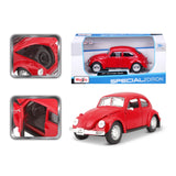 31926 RD - Bburago Maisto 1:24 - Volkswagen Beetle Rossa