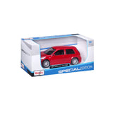 10-31290 Bburago Maisto - Volkswagen Golf R32, rossa - Scala 1:24