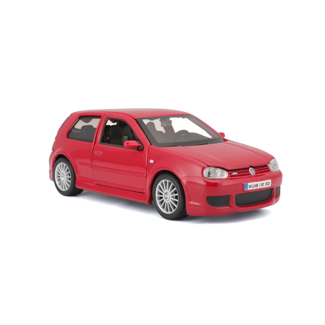 10-31290 Bburago Maisto - Volkswagen Golf R32, rossa - Scala 1:24