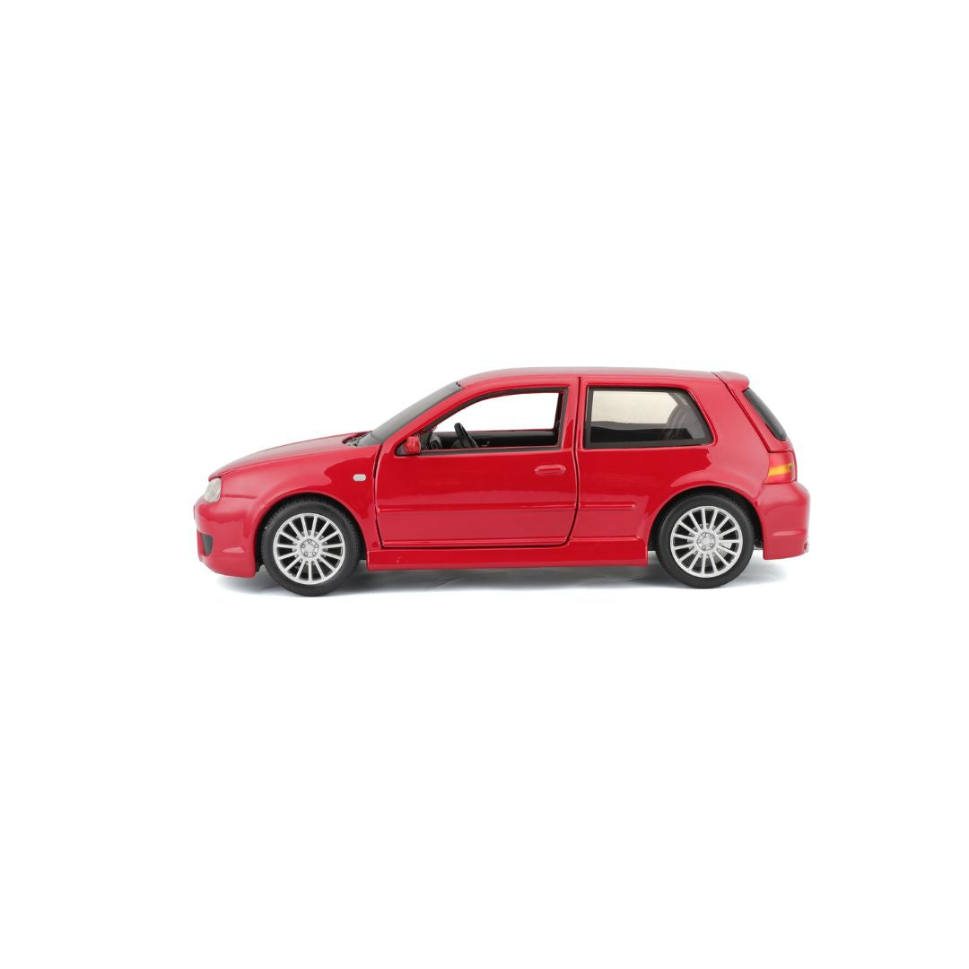 10-31290 Bburago Maisto - Volkswagen Golf R32, rossa - Scala 1:24