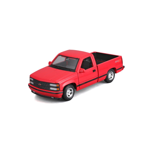 10-32901 RD Bburago Maisto 1:24 - 1993 Chevrolet 454 SS Pick-up Rouge