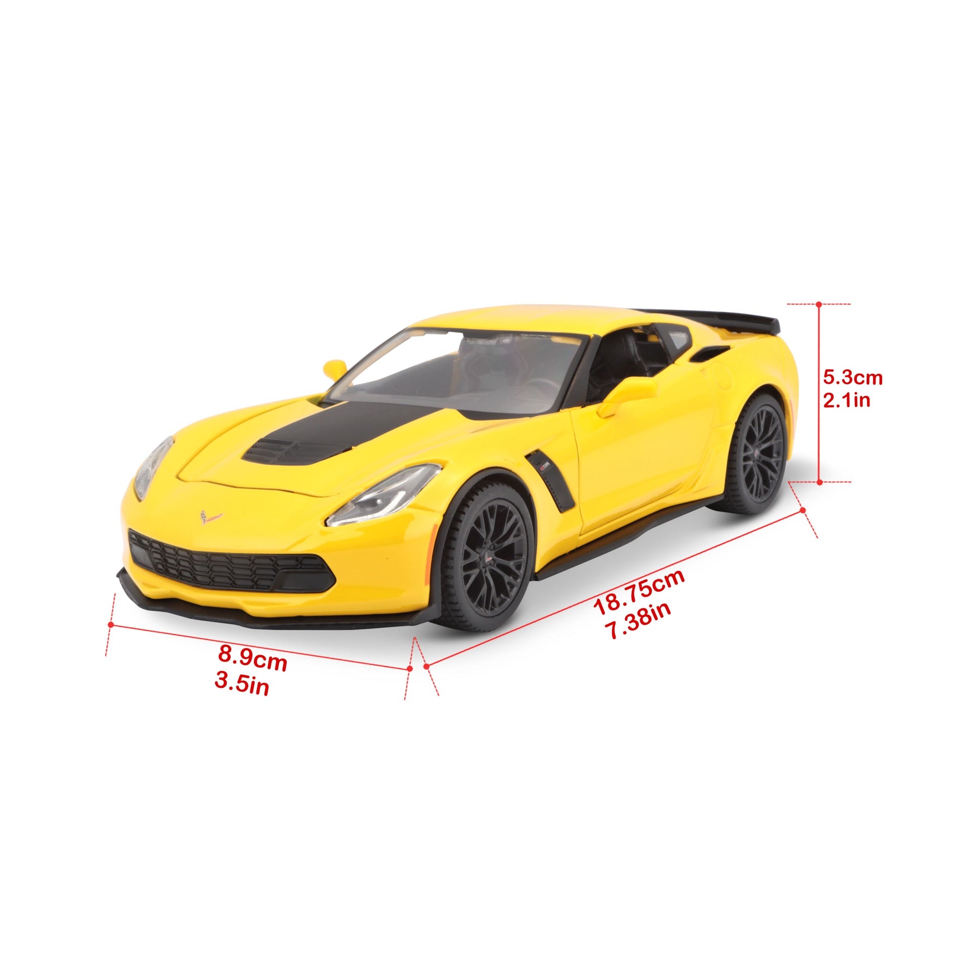 31133 YL Bburago Maisto  1:24 - 2015 Corvette Z0 6 Gialla