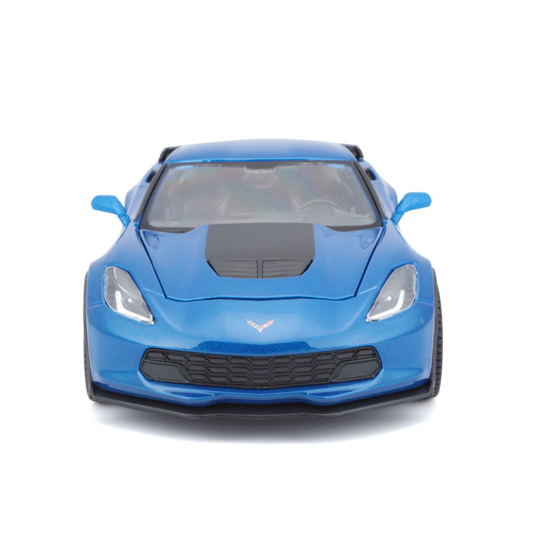 31133 Bburago Maisto - Corvette Z06 (2015), blu - Scala 1:24